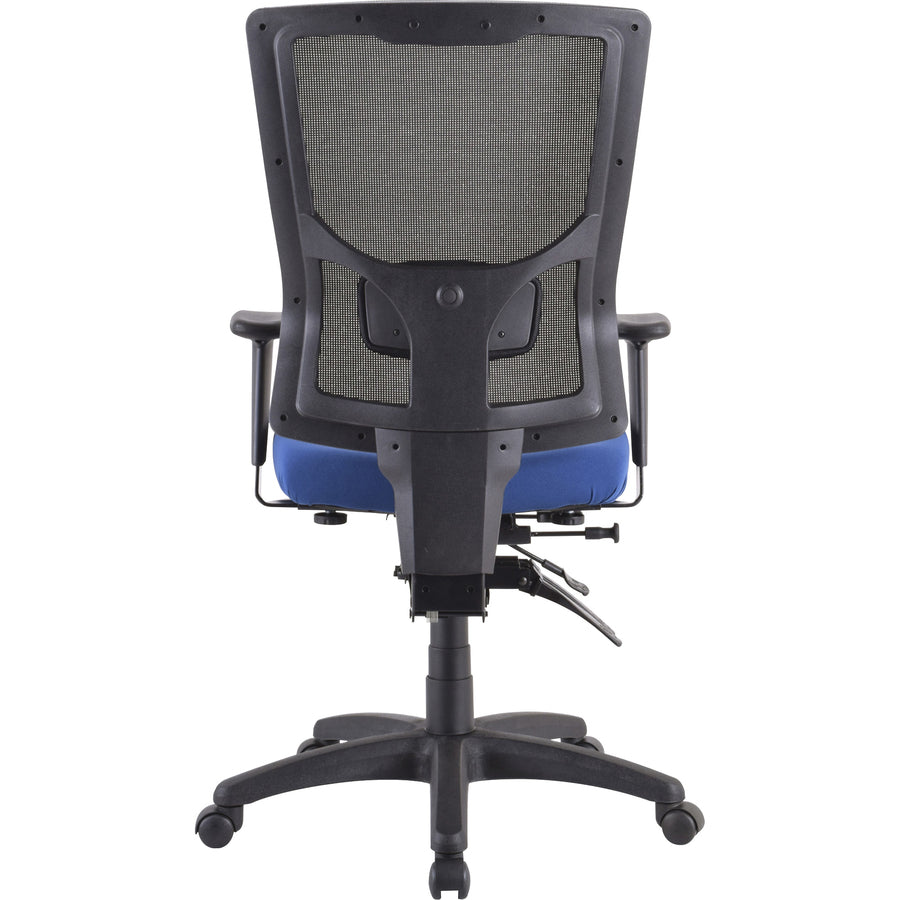Lorell Padded Seat Cushion for Conjure Executive Mid/High-back Chair Frame - Blue - Fabric - 1 Each