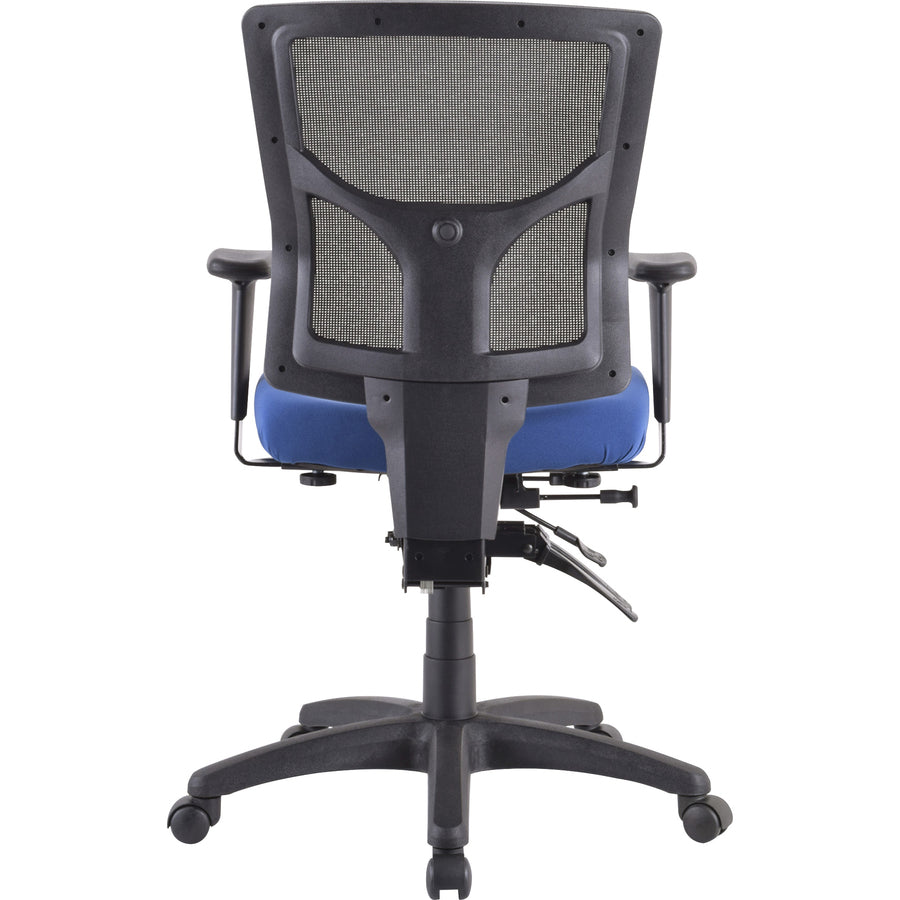 Lorell Padded Seat Cushion for Conjure Executive Mid/High-back Chair Frame - Blue - Fabric - 1 Each