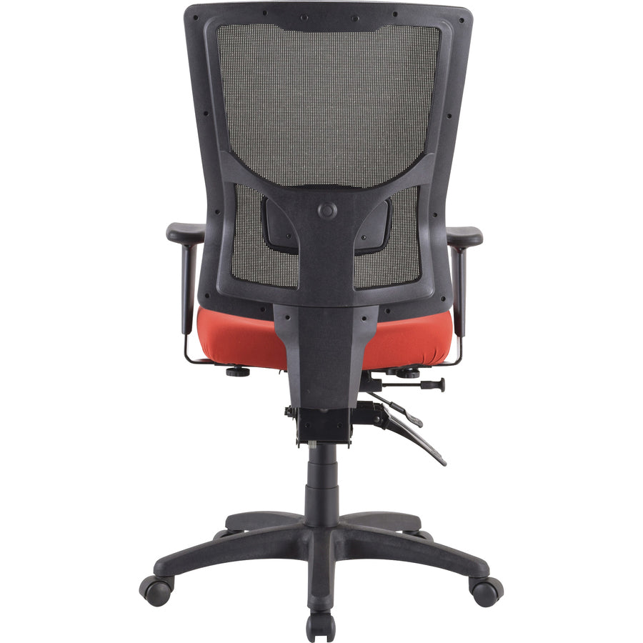 Lorell Padded Seat Cushion for Conjure Executive Mid/High-back Chair Frame - Red - Fabric - 1 Each
