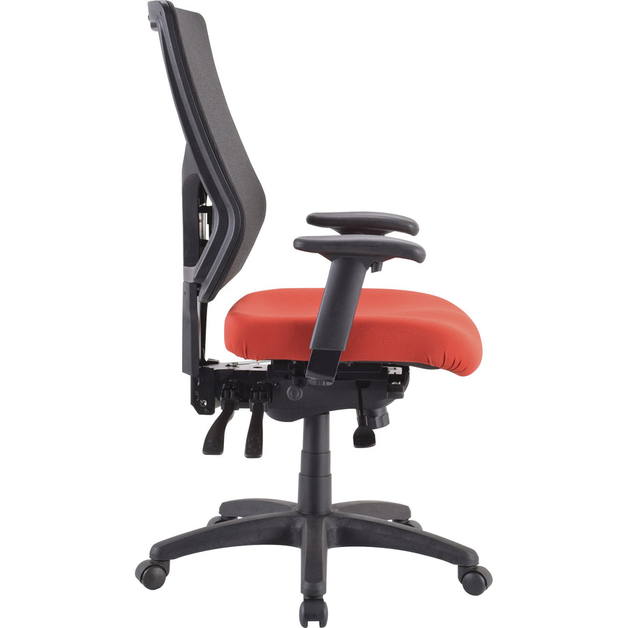 Lorell Padded Seat Cushion for Conjure Executive Mid/High-back Chair Frame - Red - Fabric - 1 Each