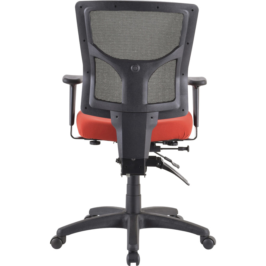 Lorell Padded Seat Cushion for Conjure Executive Mid/High-back Chair Frame - Red - Fabric - 1 Each