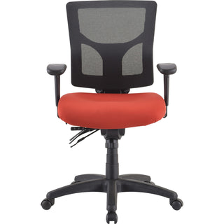 Lorell Padded Seat Cushion for Conjure Executive Mid/High-back Chair Frame - Red - Fabric - 1 Each