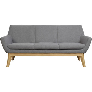 Lorell Quintessence Collection Sofa - 19.8" x 73.3"32.8" - Finish: Gray