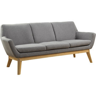 Lorell Quintessence Collection Sofa - 19.8" x 73.3"32.8" - Finish: Gray