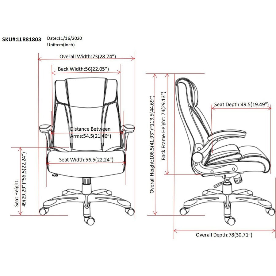 soho-high-back-office-chair-flip-with-armrest-black-bonded-leather-seat-black-bonded-leather-back-high-back-5-star-base-armrest-1-each_llr81803 - 8