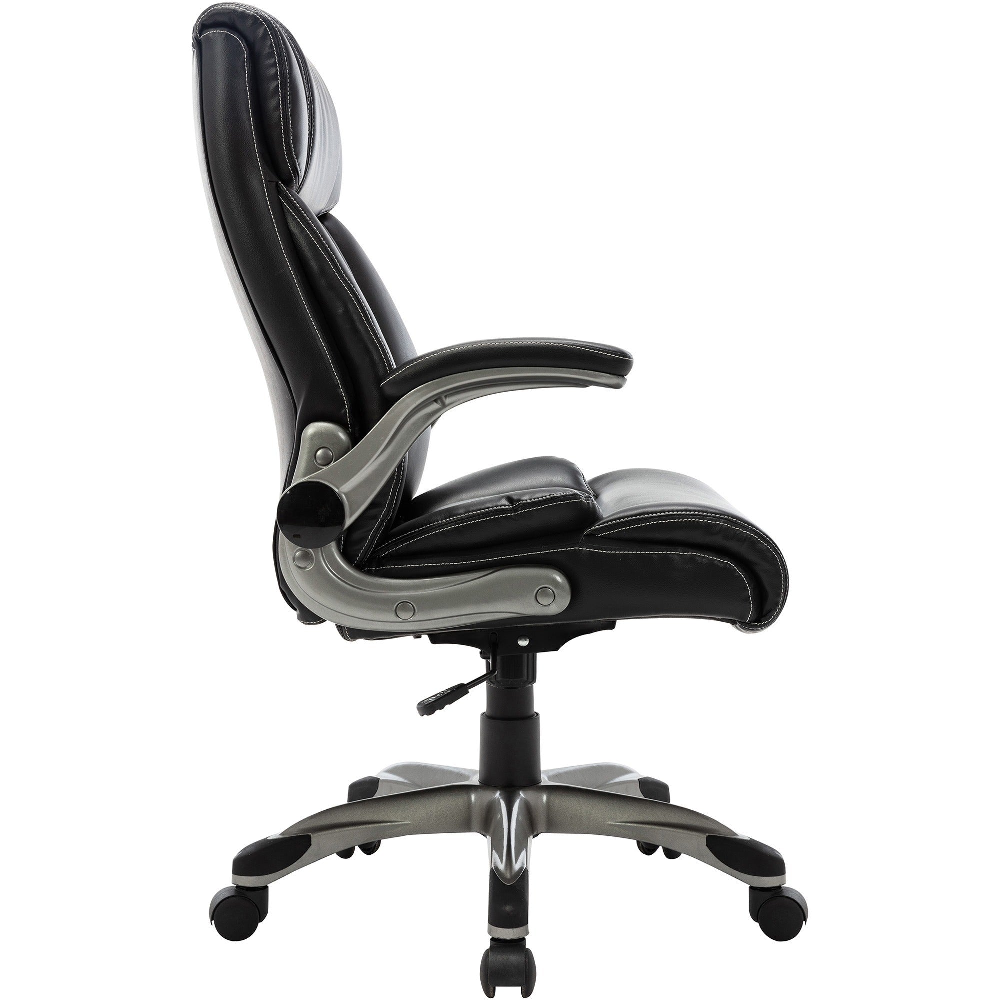 soho-high-back-office-chair-flip-with-armrest-black-bonded-leather-seat-black-bonded-leather-back-high-back-5-star-base-armrest-1-each_llr81803 - 6