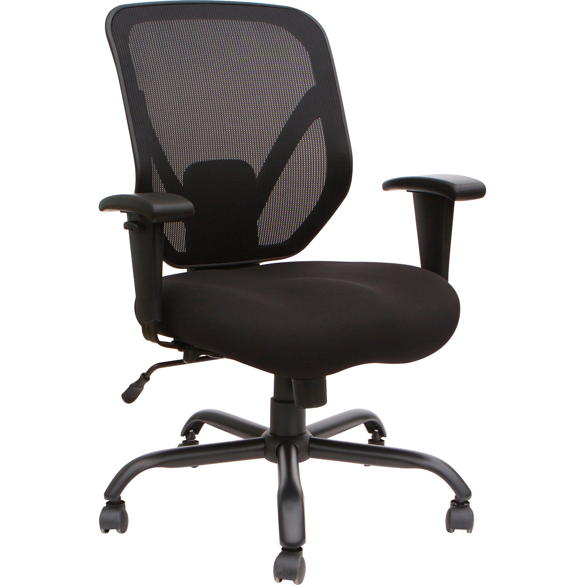 soho-soho-big-&-tall-mesh-back-chair-black-fabric-seat-black-back-5-star-base-1-each_llr81804 - 1