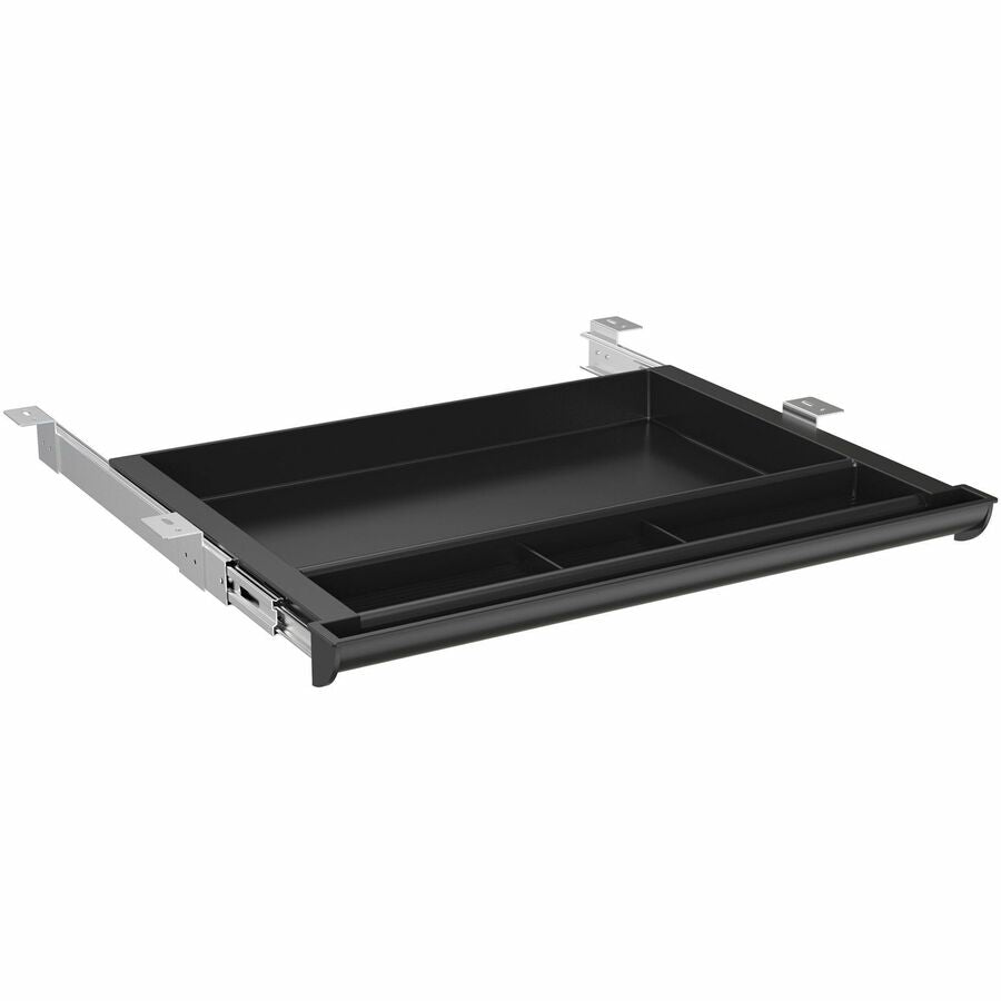 Lorell Laminate Desk 4-compartment Drawer - 20.5" x 16" - Storage, Storage, Storage, Storage Drawer(s) - Material: Acrylonitrile Butadiene Styrene (ABS)