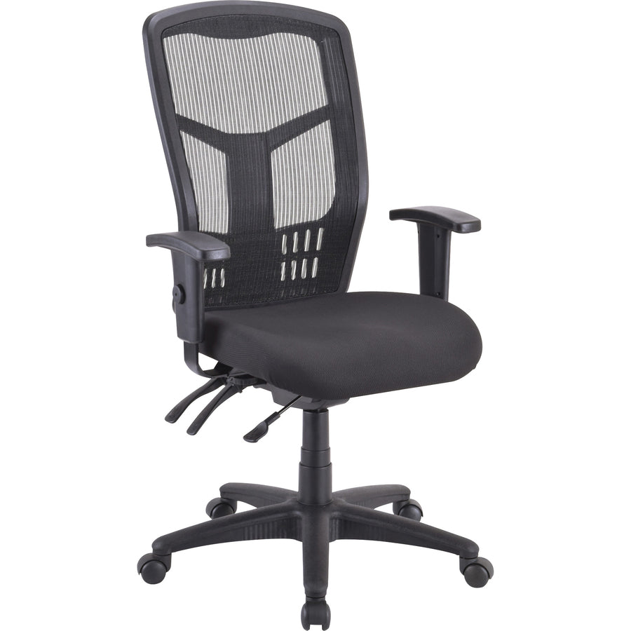 Lorell Ergomesh Executive Mesh High-Back Chair (86200) Frame - Black - 1 Each