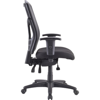 Lorell Ergomesh Executive Mesh High-Back Chair (86200) Frame - Black - 1 Each