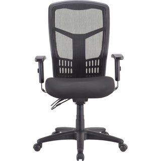 Lorell Ergomesh Executive Mesh High-Back Chair (86200) Frame - Black - 1 Each