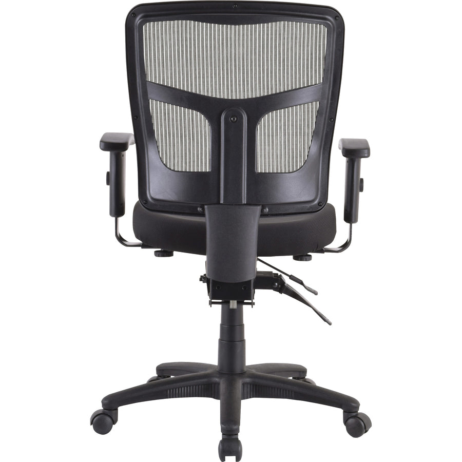 Lorell Ergomesh Executive Mesh Mid-Back Office Chair (86201) Frame - Black - 1 Each