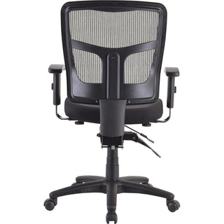 Lorell Ergomesh Executive Mesh Mid-Back Office Chair (86201) Frame - Black - 1 Each