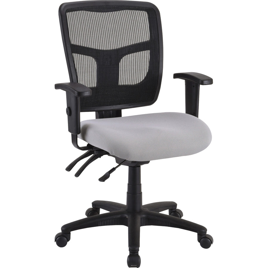 Lorell Ergomesh Executive Mesh Mid-Back Office Chair (86201) Frame - Black - 1 Each