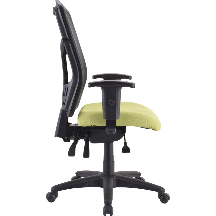 Lorell Premium Molded Tractor Seat For Ergomesh Frame - Green - Fabric - 1 Each