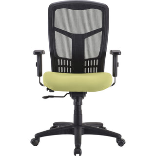 Lorell Premium Molded Tractor Seat For Ergomesh Frame - Green - Fabric - 1 Each