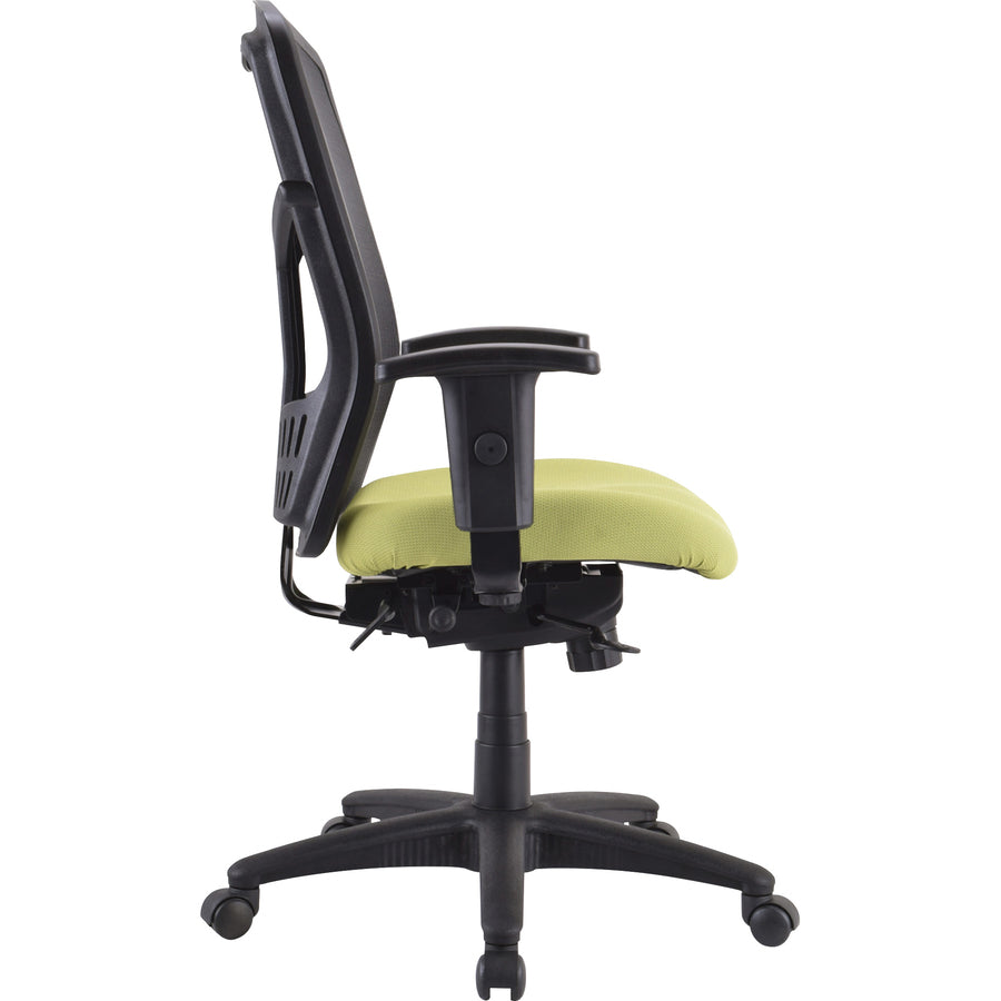 Lorell Premium Molded Tractor Seat For Ergomesh Frame - Green - Fabric - 1 Each