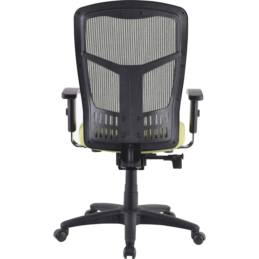 Lorell Premium Molded Tractor Seat For Ergomesh Frame - Green - Fabric - 1 Each
