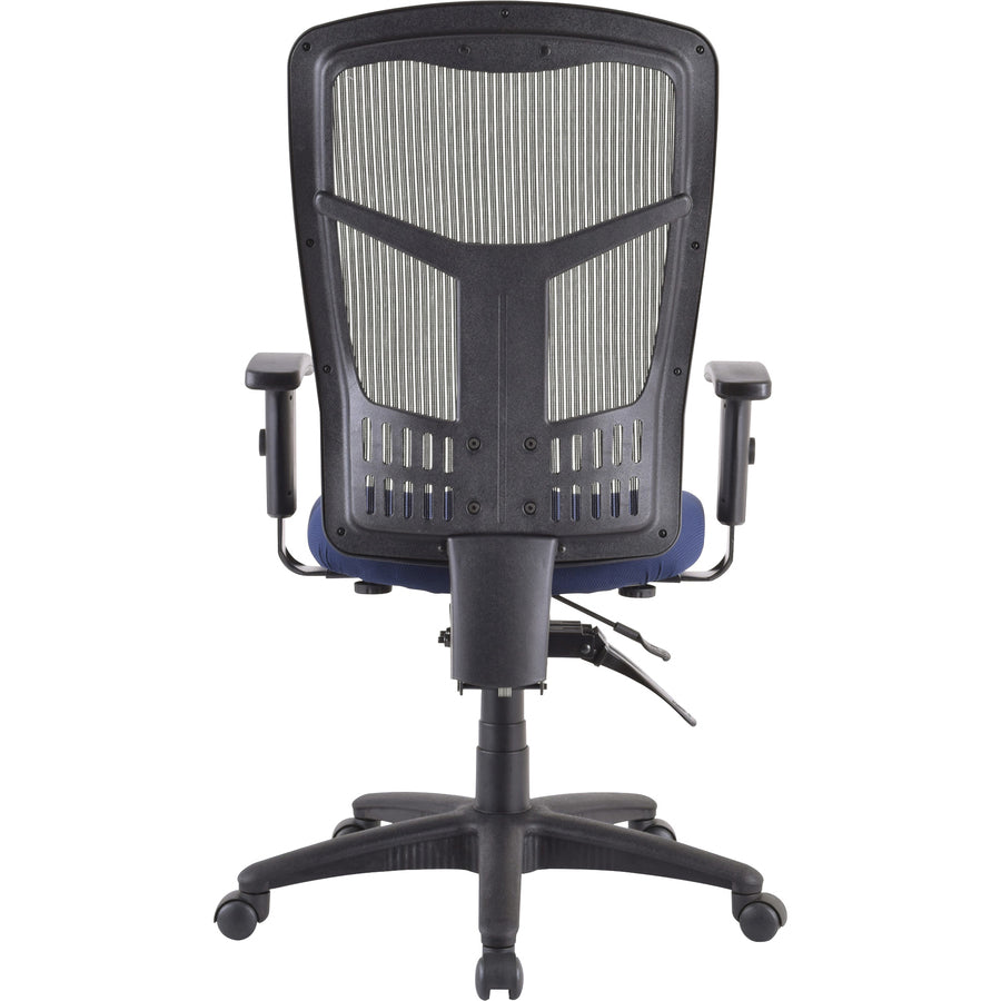 Lorell Premium Molded Tractor Seat For Ergomesh Frame - Navy - Fabric - 1 Each
