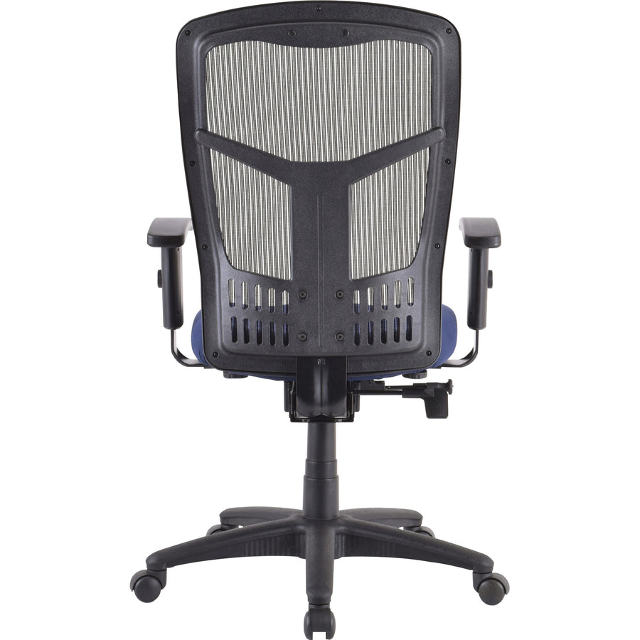 Lorell Premium Molded Tractor Seat For Ergomesh Frame - Navy - Fabric - 1 Each