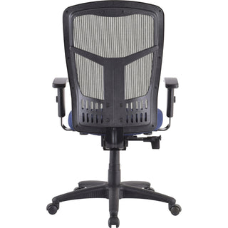 Lorell Premium Molded Tractor Seat For Ergomesh Frame - Navy - Fabric - 1 Each