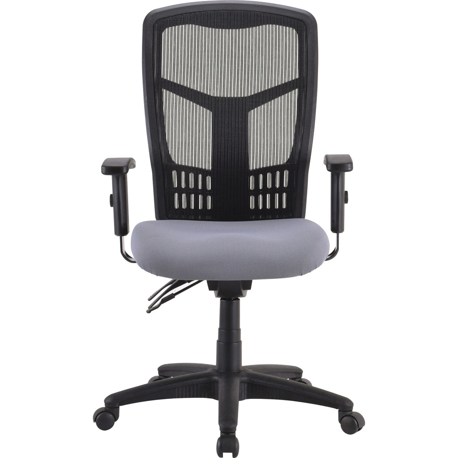 Lorell Premium Molded Tractor Seat For Ergomesh Frame - Ivory - Fabric - 1 Each