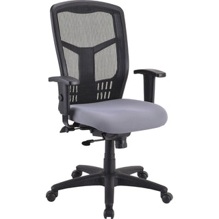 Lorell Premium Molded Tractor Seat For Ergomesh Frame - Ivory - Fabric - 1 Each