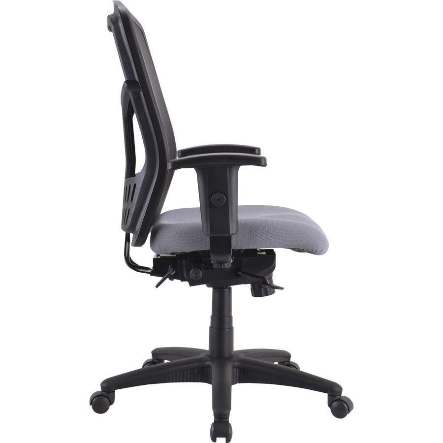 Lorell Premium Molded Tractor Seat For Ergomesh Frame - Ivory - Fabric - 1 Each