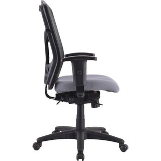 Lorell Premium Molded Tractor Seat For Ergomesh Frame - Ivory - Fabric - 1 Each