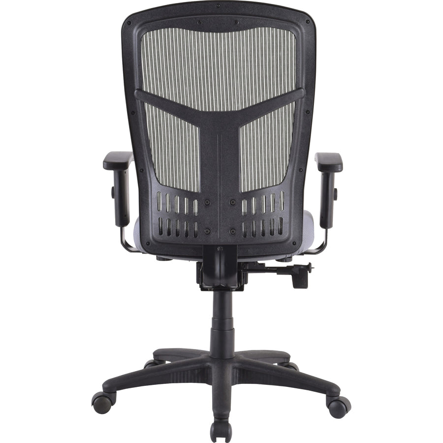 Lorell Premium Molded Tractor Seat For Ergomesh Frame - Ivory - Fabric - 1 Each