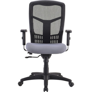 Lorell Premium Molded Tractor Seat For Ergomesh Frame - Ivory - Fabric - 1 Each