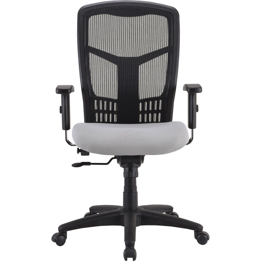 Lorell Premium Molded Tractor Seat For Ergomesh Frame - Gray - Fabric - 1 Each
