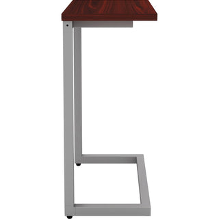 Lorell Quintessence Collection Cantilever Table - For - Table TopMahogany Rectangle Top - Cantilever Base - 9.90" Table Top Length x 17.40" Table Top Width - 26.50" Height - 1 Each