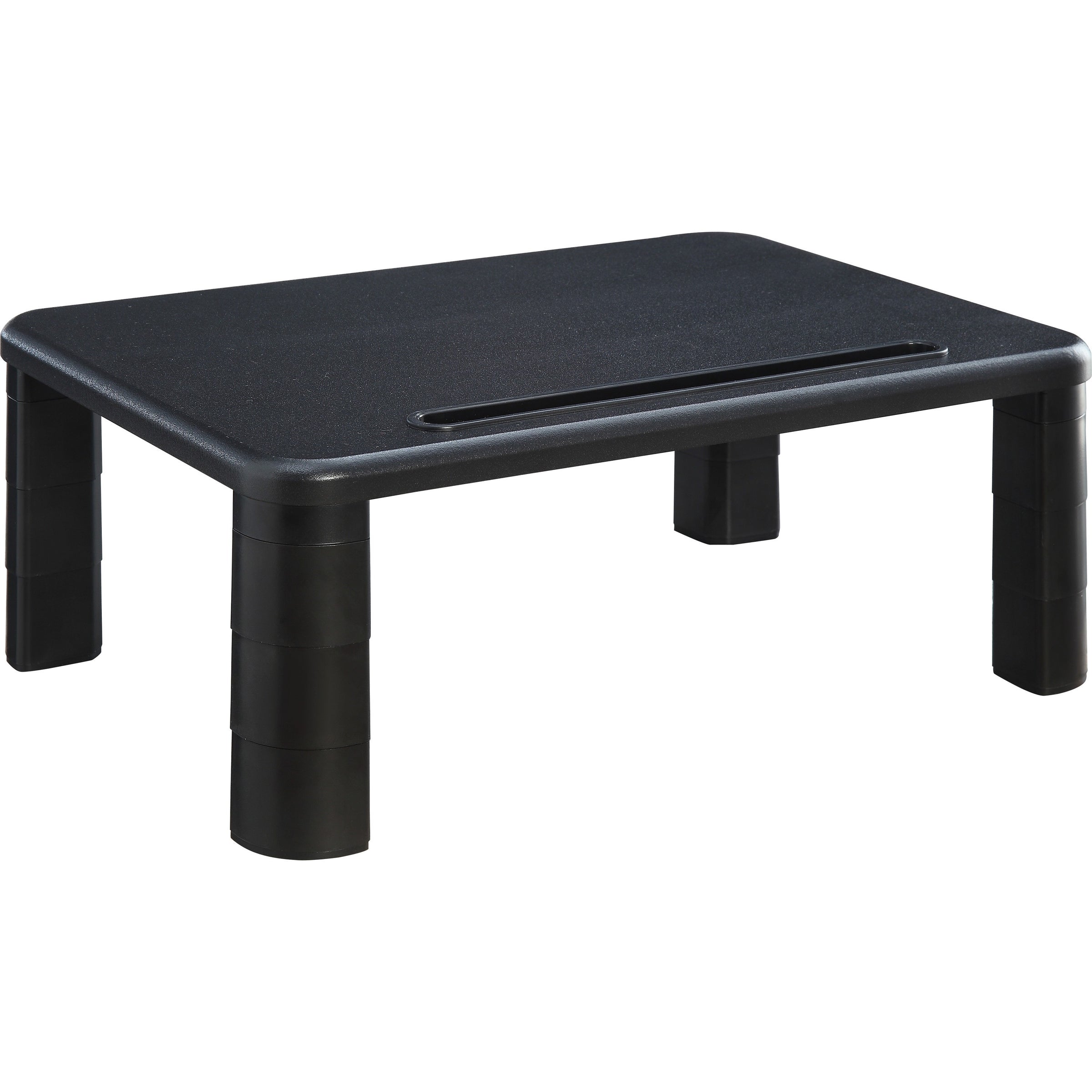 lorell-height-adjustable-monitor-riser-4-height-x-198-width-desktop-black_llr99991 - 1