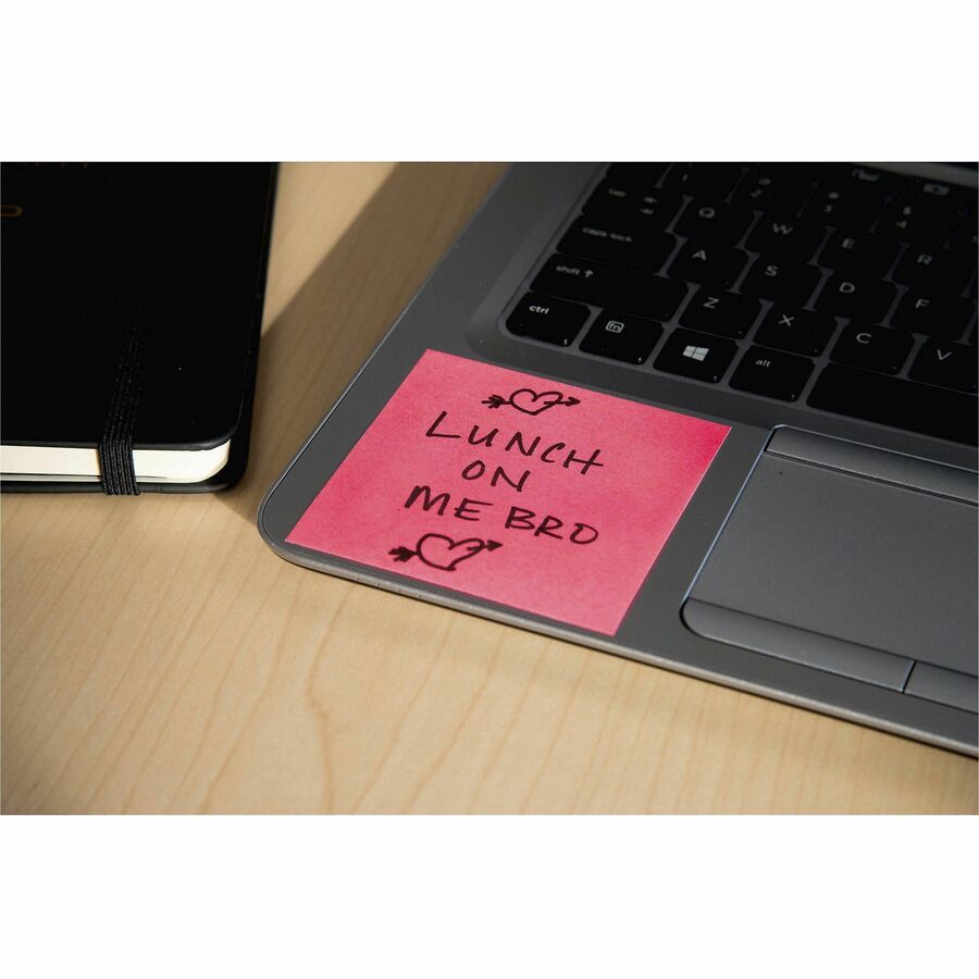 post-it-super-sticky-notes-cube-3-x-3-square-360-sheets-per-pad-aqua-splash-sunnyside-power-pink-paper-sticky-recyclable-1-pack_mmm2027ssafg - 4
