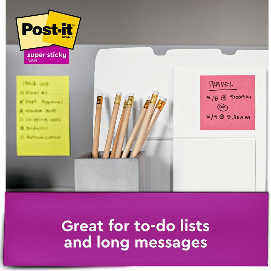 Pads in Energy Boost Collection Colors, (6) Unruled 3" x 3" Pads, (3) Note Ruled 4" x 6" Pads, 90 Sheets/Pad, 9 Pads/Set