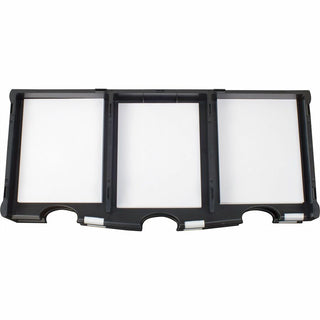 Storex Stackable Literature Sorter - 15000 x Sheet - 30 Compartment(s) - 9.50" x 12" - 25.5" Height x 14.1" Width31.4" Length - Black - Plastic - 1 Each