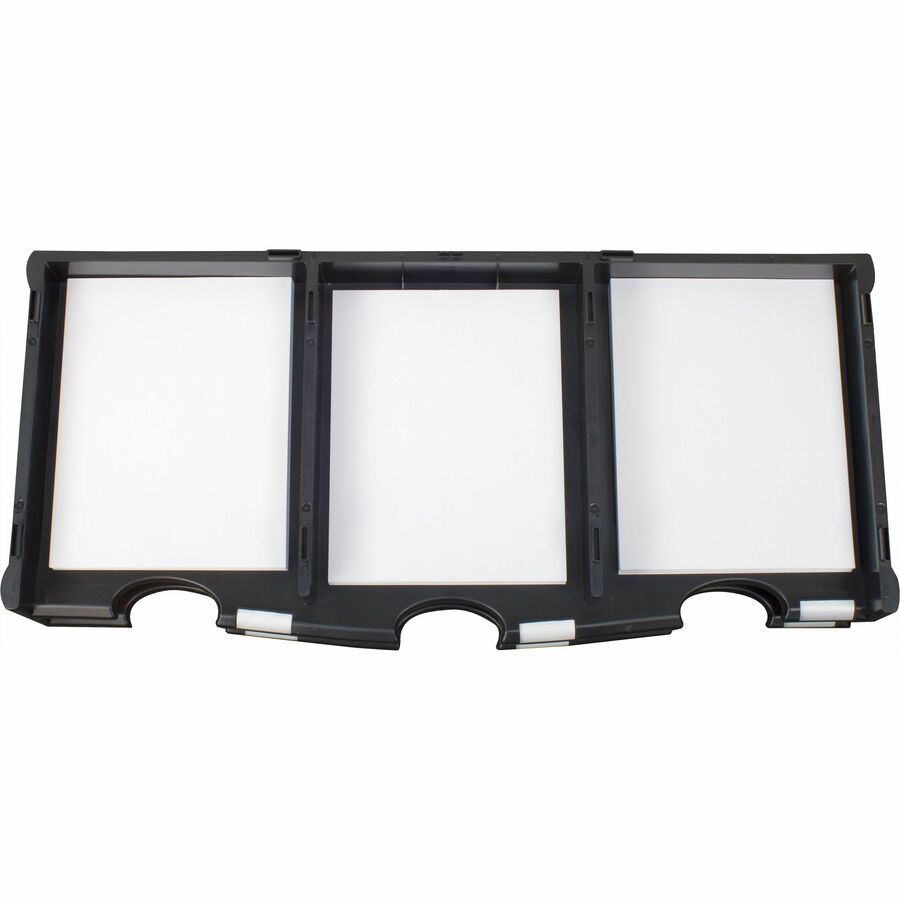 Storex Stackable Literature Sorter - 15000 x Sheet - 30 Compartment(s) - 9.50" x 12" - 25.5" Height x 14.1" Width31.4" Length - Black - Plastic - 1 Each