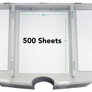 Storex Stackable Literature Sorter - 12000 x Sheet - 24 Compartment(s) - 9.50" x 12" - 20.5" Height x 14.1" Width31.4" Length - Gray - Plastic, Polystyrene - 1 Each