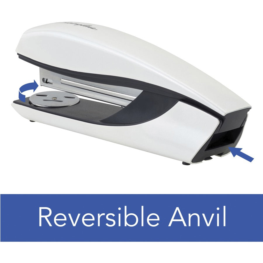Swingline NeXXt Series WOW Desktop Stapler - 40 Sheets Capacity - 1 Each - White