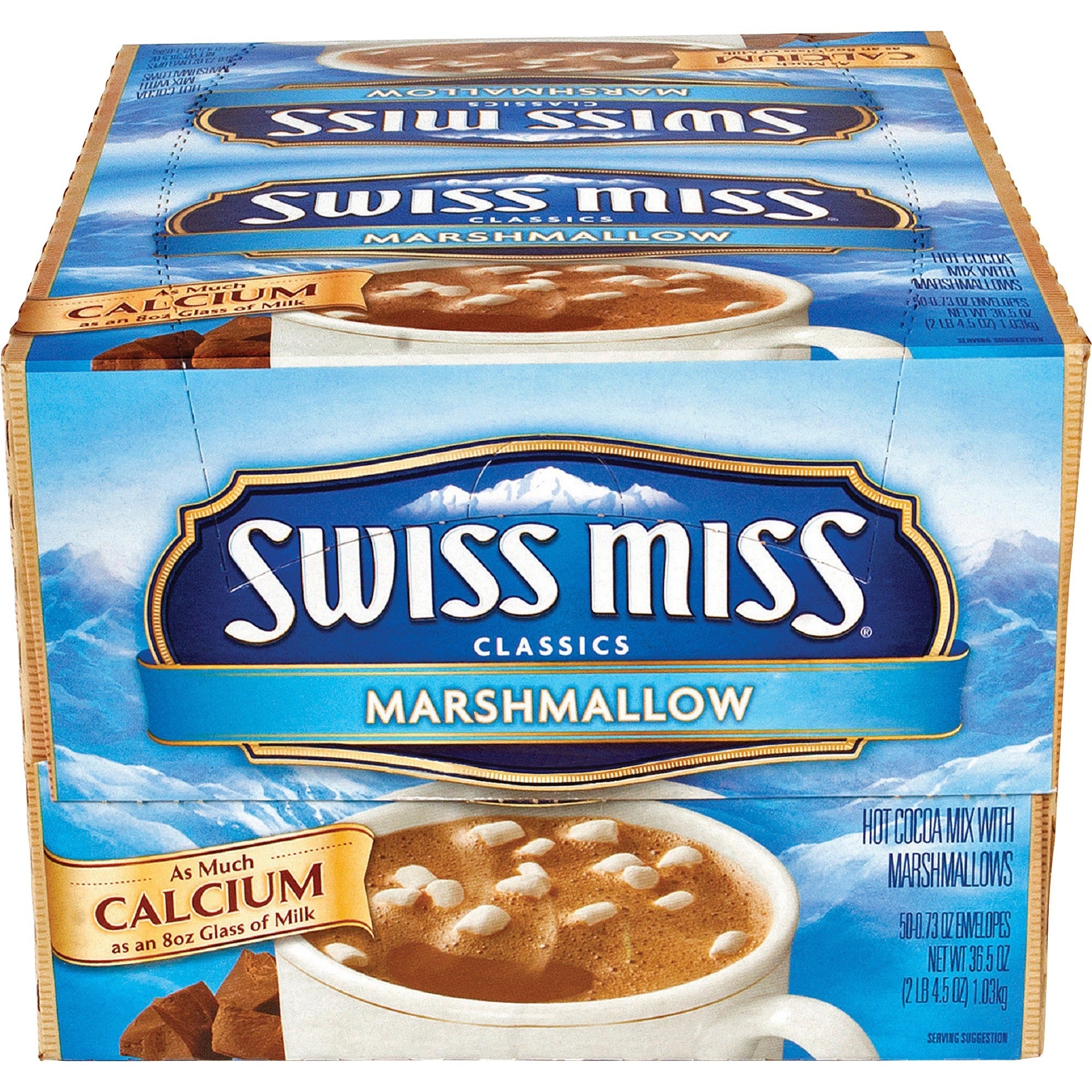 Swiss Miss Milk Chocolate Hot Cocoa Mix - Powder - 0.73 oz - 50 / Box