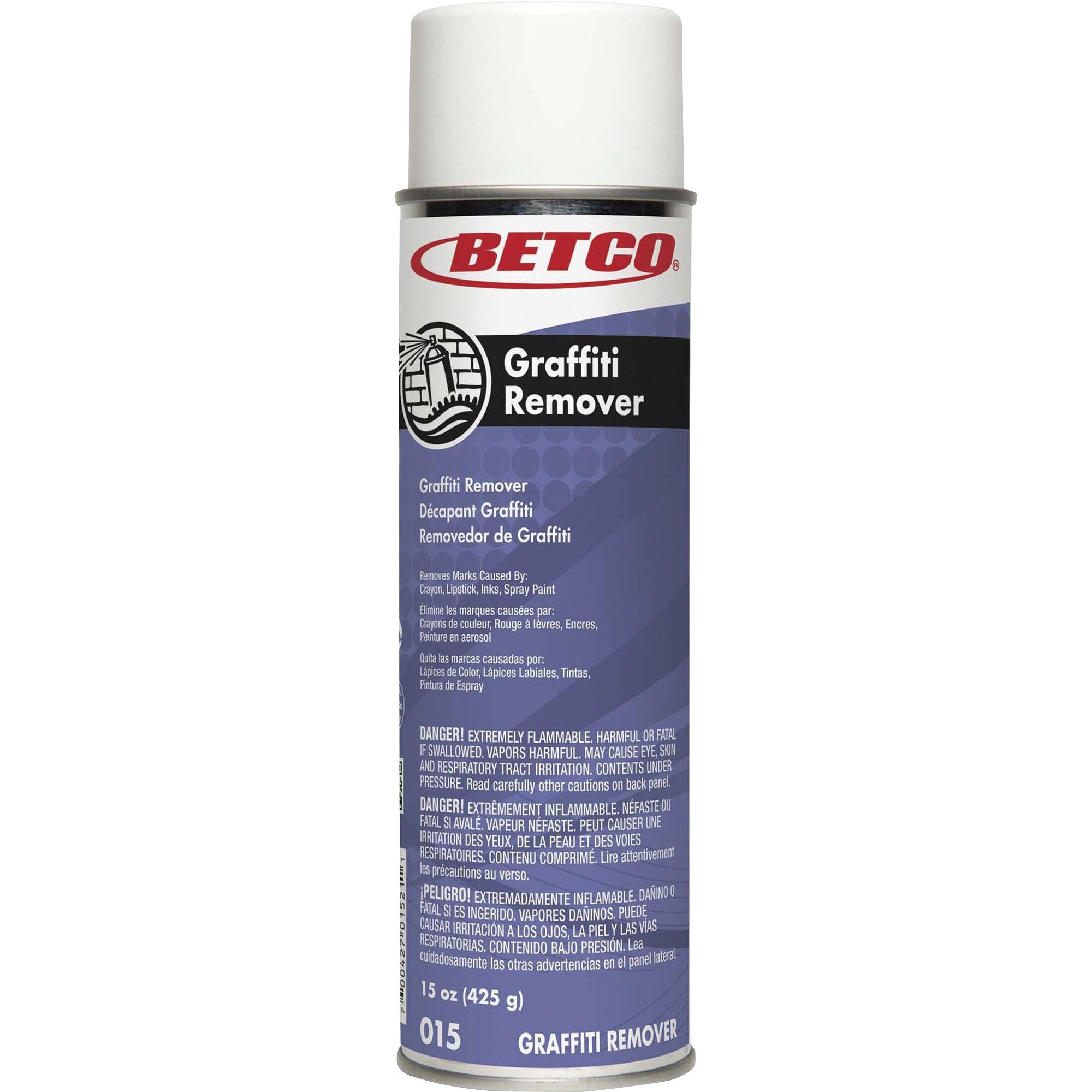 Betco Graffiti Remover - Ready-To-Use - 15 fl oz (0.5 quart) - 1 Each - Fast Acting - Clear