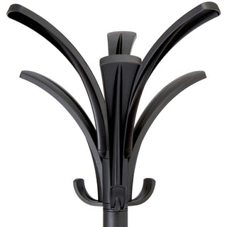 Brio Coat Stand, 13.75w x 13.75d x 66.25h, Black
