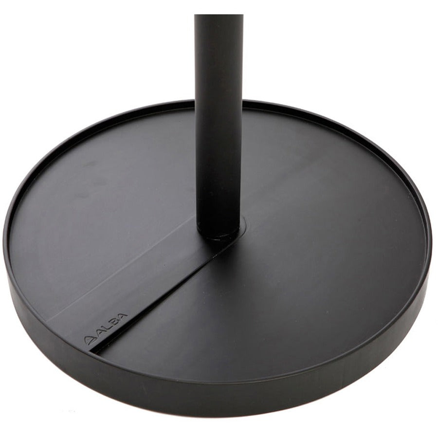Brio Coat Stand, 13.75w x 13.75d x 66.25h, Black
