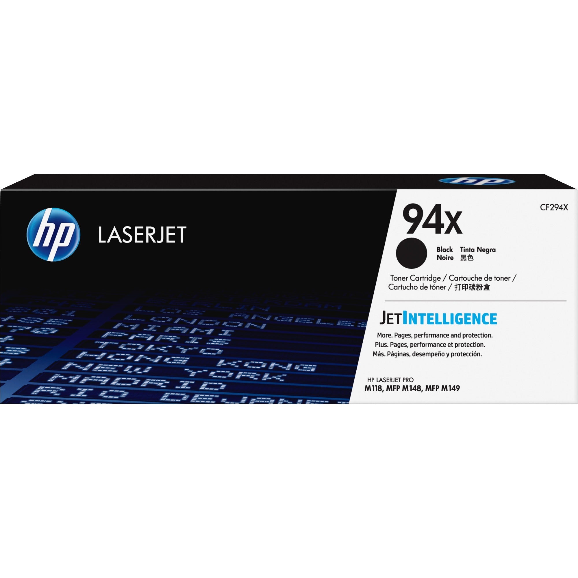 HP 94X (CF294X) Original Laser Toner Cartridge - Black Pack - 2800 Pages