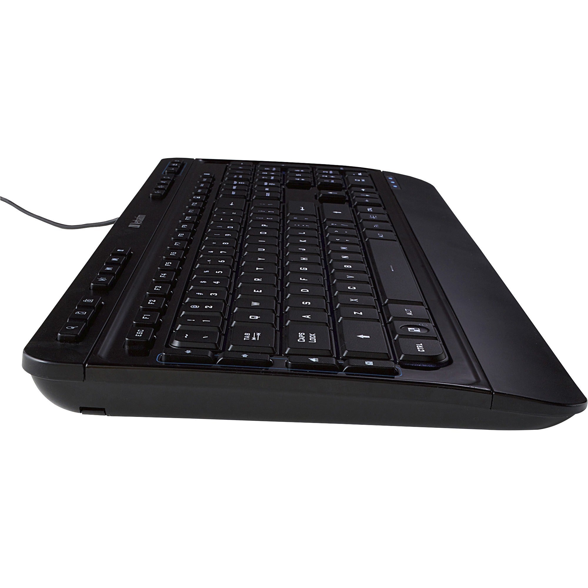 verbatim-illuminated-wired-keyboard-cable-connectivity-usb-type-a-interface-media-player-hot-keys-windows-mac-os-linux-black_ver99789 - 2
