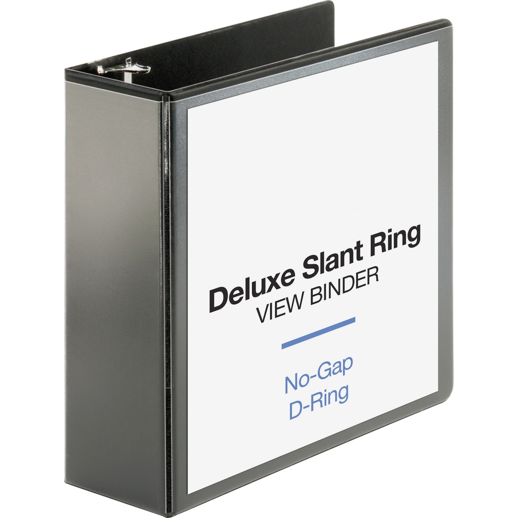 business-source-deluxe-slant-ring-view-binder-4-binder-capacity-letter-8-1-2-x-11-sheet-size-835-sheet-capacity-slant-d-ring-fasteners-2-internal-pockets-polypropylene-chipboard-black-durable-pvc-free-non-stick-gap-free-r_bsn62472 - 1