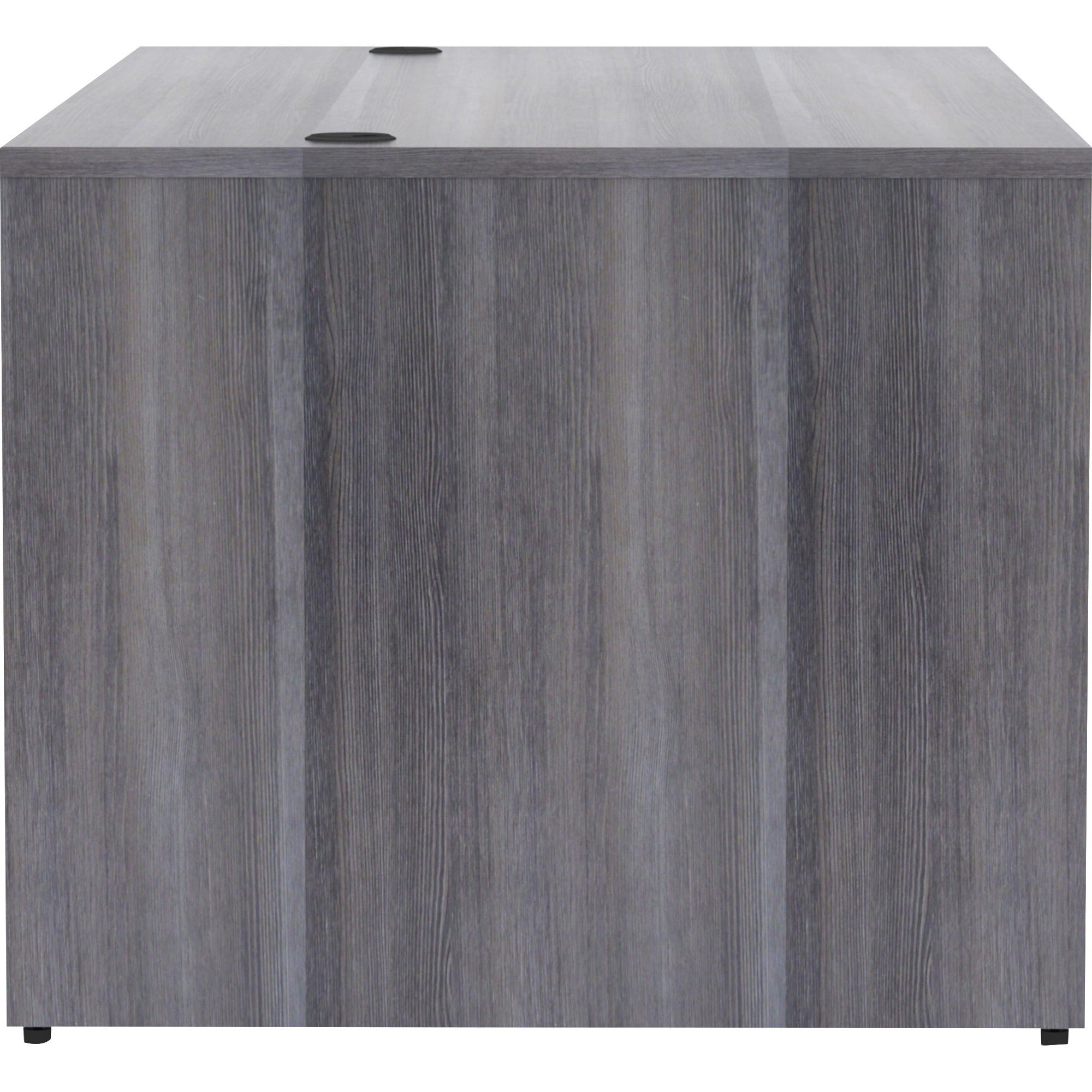 lorell-essentials-series-rectangular-desk-shell-72-x-36295--1-top-laminate-weathered-charcoal-table-top-grommet_llr69550 - 2