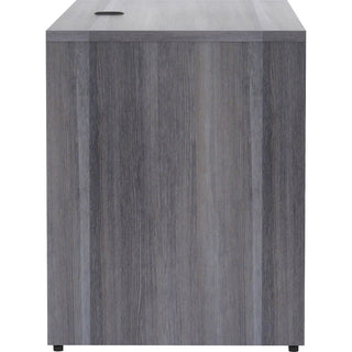 Lorell Essentials Series Credenza Shell - 60" x 24"29.5" , 1" Top - Laminate, Weathered Charcoal Table Top - Modesty Panel