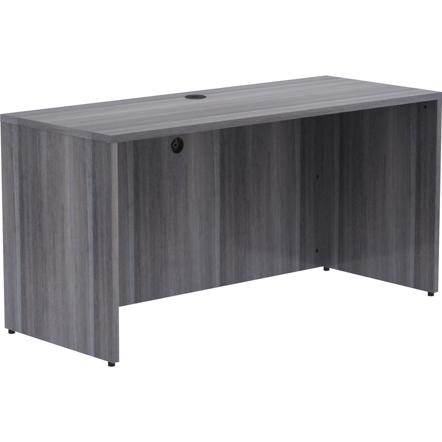 lorell-essentials-series-credenza-shell-60-x-24295--1-top-laminate-weathered-charcoal-table-top-modesty-panel_llr69553 - 5